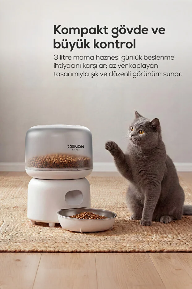 Kameralı Kedi Tuvaleti ve Mama Kabı 2'li Set | WiFi, 1080p, 72L Otomatik Kedi Tuvaleti, Mobil Kontrol, Kameralı Kedi Tuvaleti ve Mama Kabı 2'li Set | WiFi, 1080p, 72L Otomatik Kedi Tuvaleti, Mobil Kontrol,